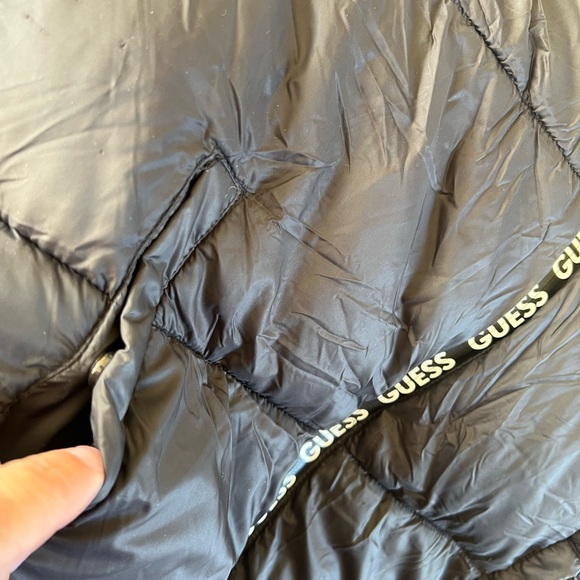 GUESS Black Puffer Jacket - Picture 6 of 8